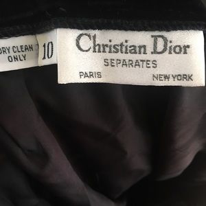Christian Dior Velvet Long Skirt